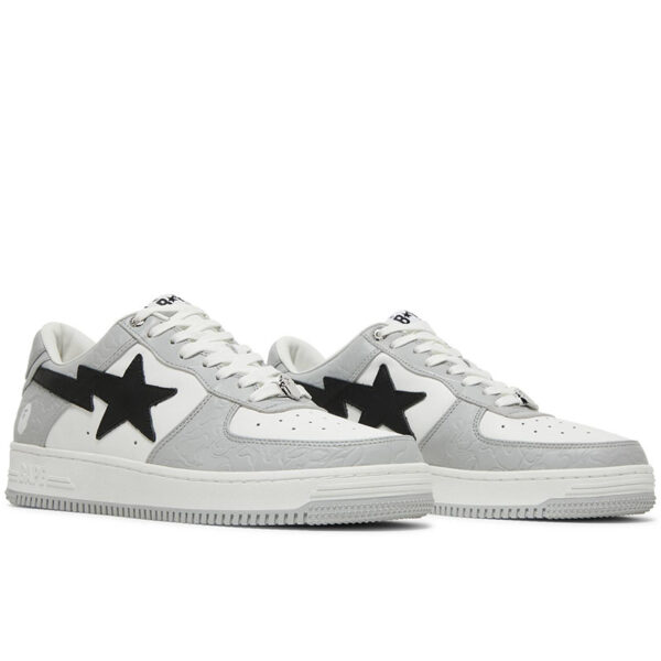 Bapesta Low M2 “White Grey” 1H70191002 WHT