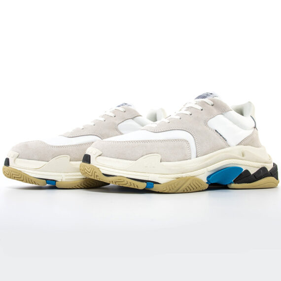 BALENCIAGA TRIPLE S “WHITE BLUE” 500597 W09T1 9000