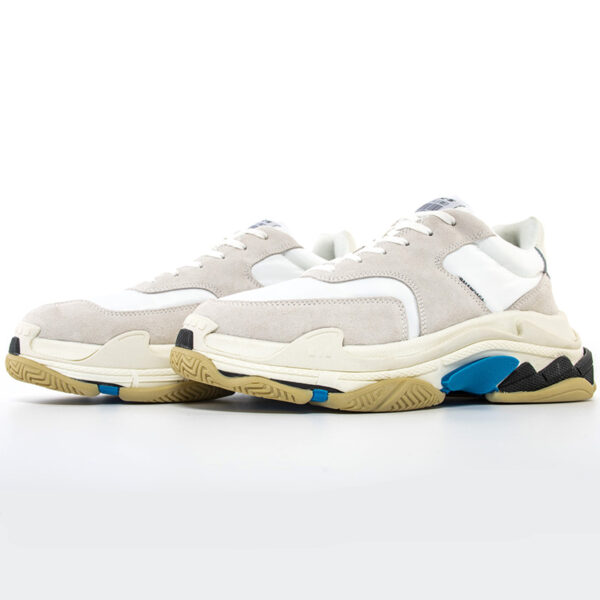 BALENCIAGA TRIPLE S “WHITE BLUE” 500597 W09T1 9000