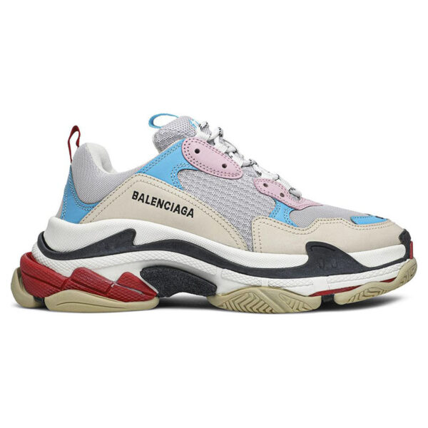 BALENCIAGA TRIPLE S “WHITE BLUE PINK” 2019 524039 W09OH 4196