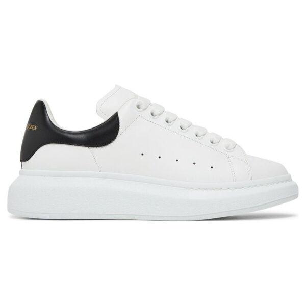 Alexander McQueen Oversized Sneaker “White Black” 553680 WHGP5 9061