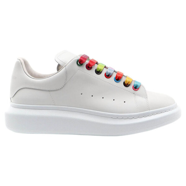 Alexander McQueen Oversized Sneaker “White Multi” 553680 WHX9P 9035