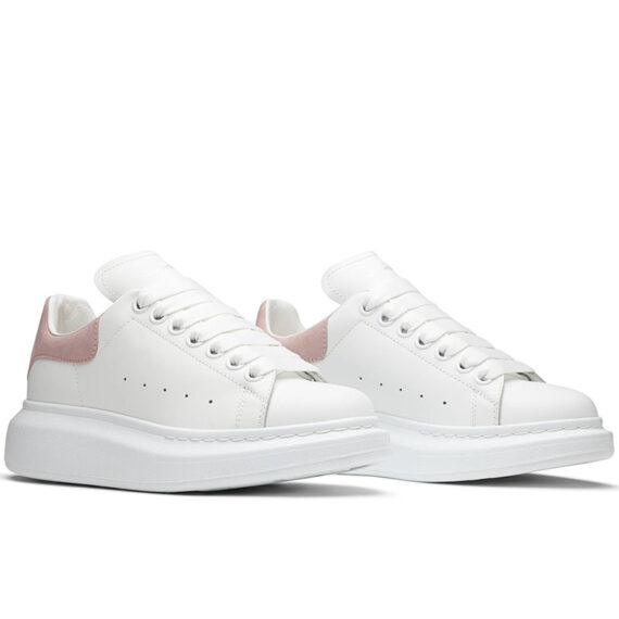 Alexander McQueen Wmns Oversized Sneaker “White Patchouli” 2019 553770 WHGP7 9182