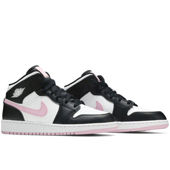 Air Jordan 1 MID GS “WHITE LIGHT ARCTIC PINK” 555112 103