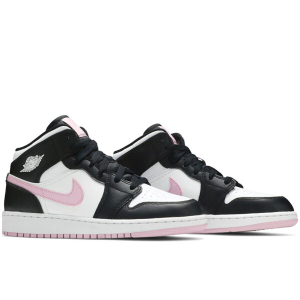 Air Jordan 1 MID GS “WHITE LIGHT ARCTIC PINK” 555112 103