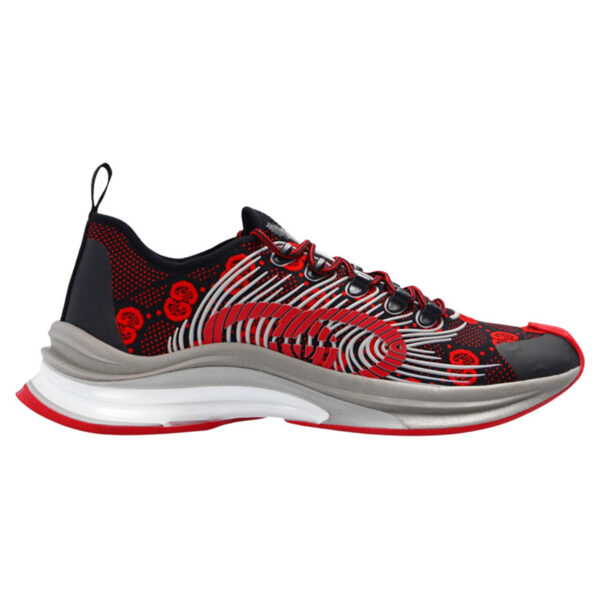 Gucci Run Sneaker “Black Red” 680900 USN10 8490