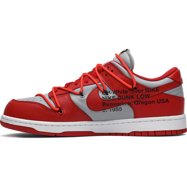 Off-White x Dunk Low “University Red” CT0856-600