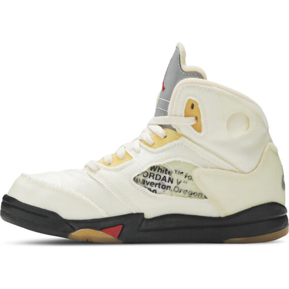 Off-White x Air Jordan 5 Retro SP PS “Sail” CV4827-100