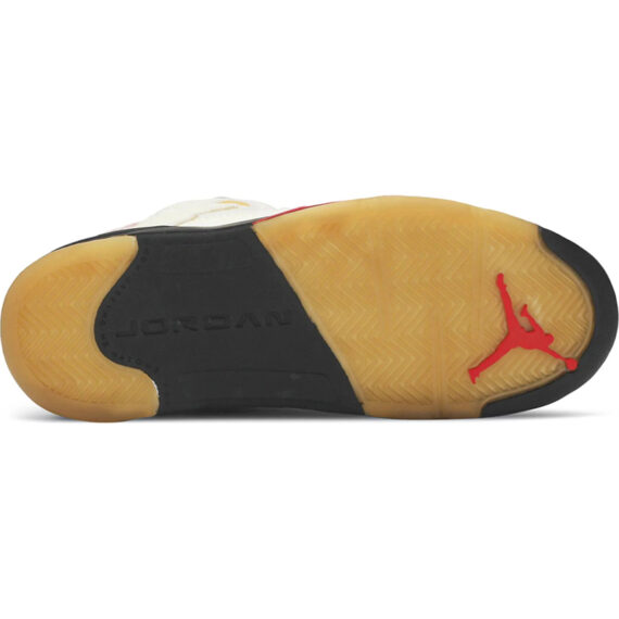 Off-White x Air Jordan 5 Retro SP PS “Sail” CV4827-100