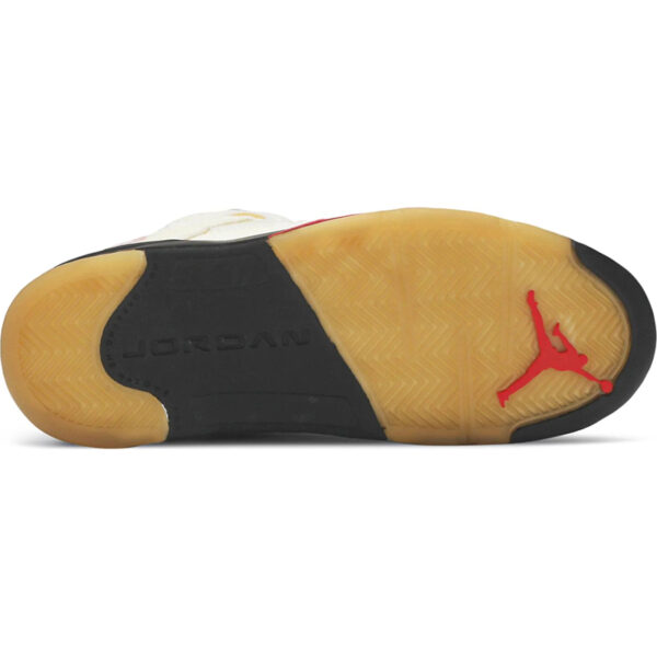Off-White x Air Jordan 5 Retro SP PS “Sail” CV4827-100