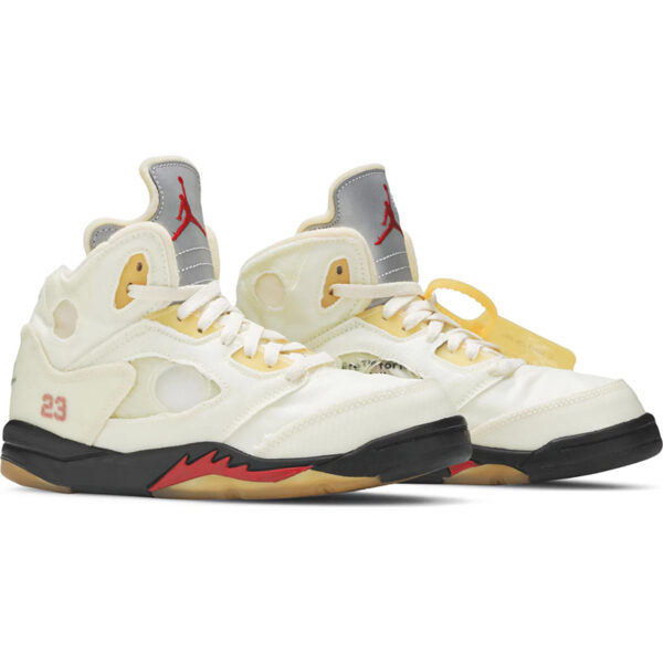 Off-White x Air Jordan 5 Retro SP PS “Sail” CV4827-100