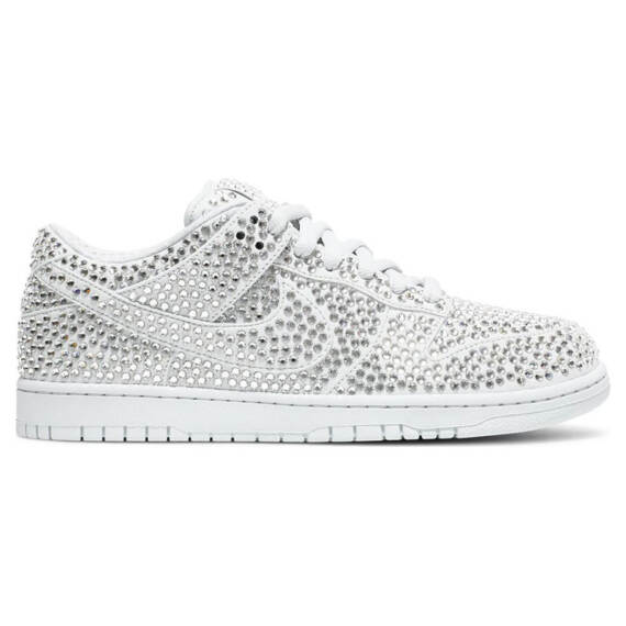 CACTUS PLANT FLEA MARKET X SWAROVSKI X DUNK LOW “PURE PLATINUM” CZ2670 001