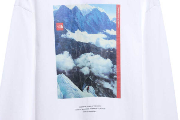 The North Face 30 周年风景印花长袖 T