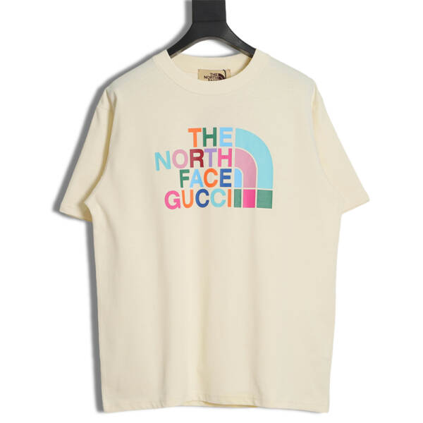 GUCCI x The North Face 古驰 TNF 联名炫彩印花短袖