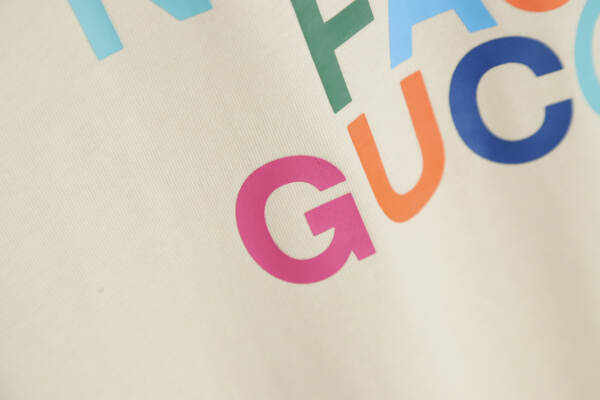 GUCCI x The North Face 古驰 TNF 联名炫彩印花短袖