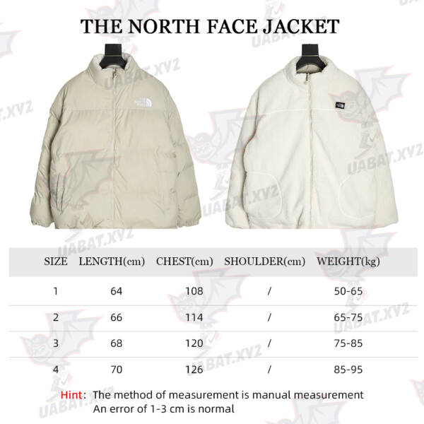 The North Face 21FW 双面羔羊羽绒衬垫夹克