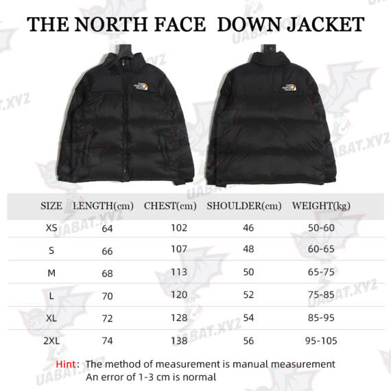 The North Face FW22 1996 复古 Nuptse Pride 夹克 700 Puff 彩虹标志刺绣立领拉链羽絨服 TSK1