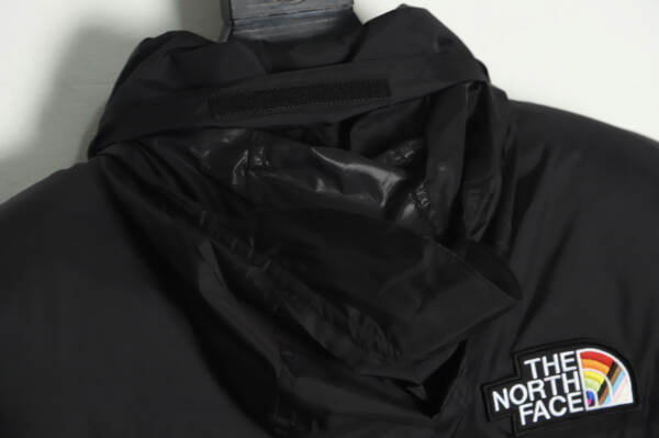 The North Face FW22 1996 复古 Nuptse Pride 夹克 700 Puff 彩虹标志刺绣立领拉链羽絨服 TSK1