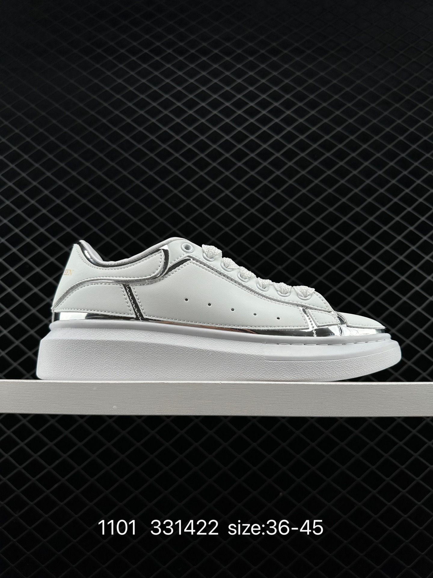 KD - 亚历山大麦昆松糕鞋厚底增高小白鞋 331422 Size:36～45