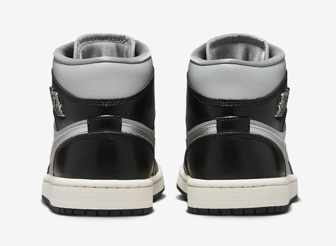Air Jordan 1 Mid, Air Jordan 1 - Air Jordan 1 Mid「黑色鍍鉻」現已上市