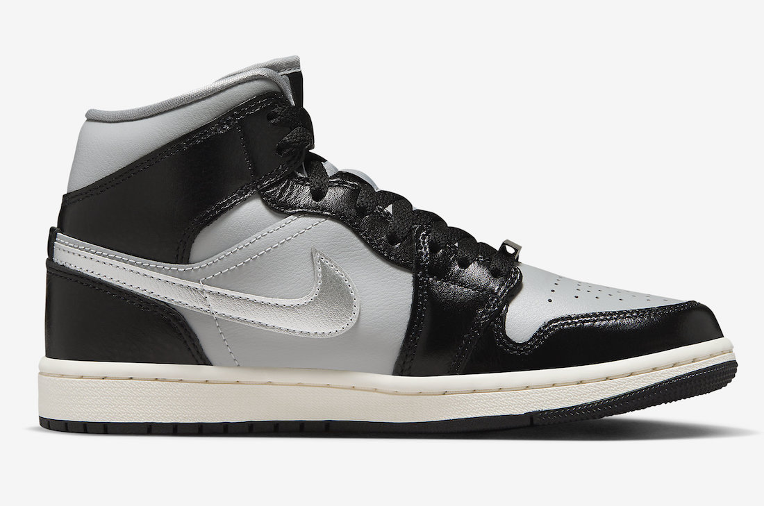 Air Jordan 1 Mid, Air Jordan 1 - Air Jordan 1 Mid「黑色鍍鉻」現已上市